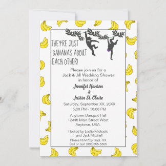 Bananas About You Jack and Jill Wedding Shower
