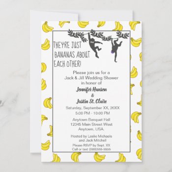 Bananas About You Jack And Jill Wedding Shower by csinvitations at Zazzle