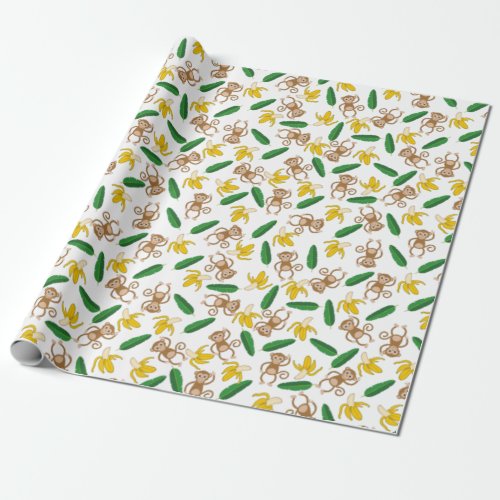 Bananas About You Wrapping Paper