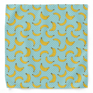 Bananas And Polk Dots Bandana