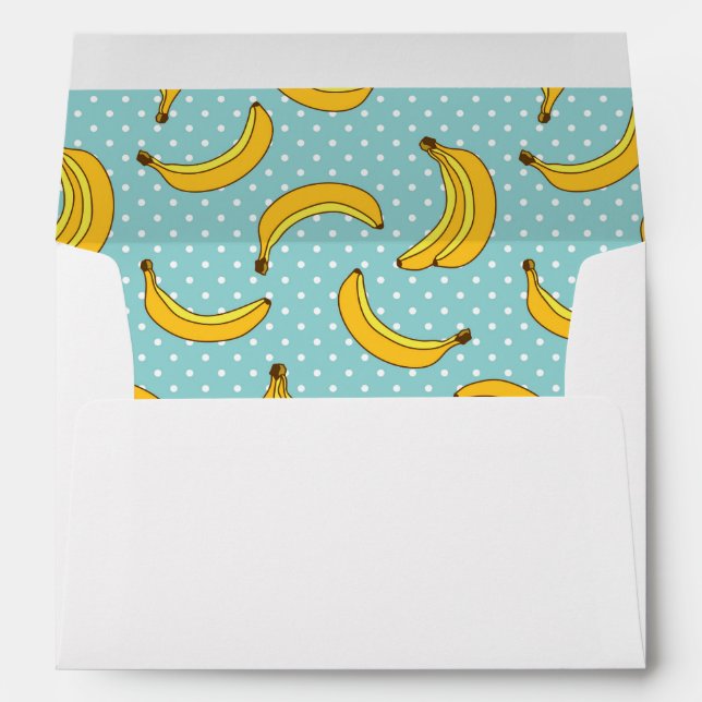 Bananas And Polk Dots Envelope (Back (Bottom))