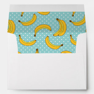 Bananas And Polk Dots Envelope