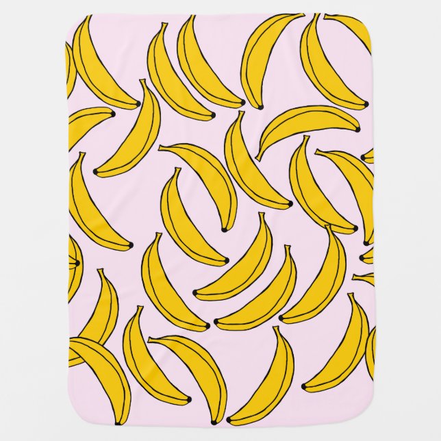 Bananas Baby Blanket (Front)