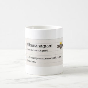 BANANAS #bananagram Notebook Mug