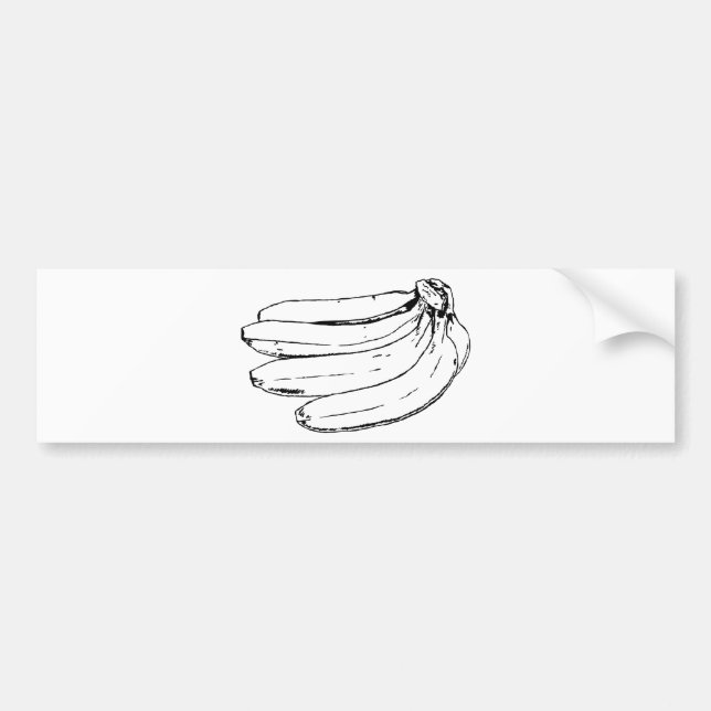 Bananas Bumper Sticker (Front)