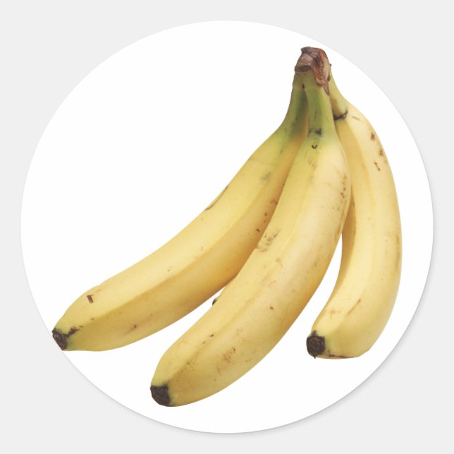 Bananas Classic Round Sticker (Front)