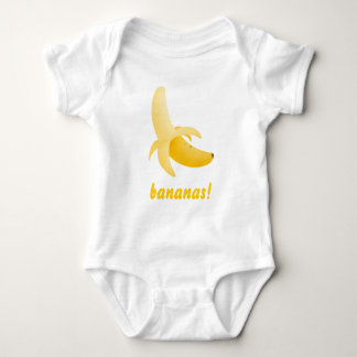 Bananas - crawler baby t-shirt bodysuit