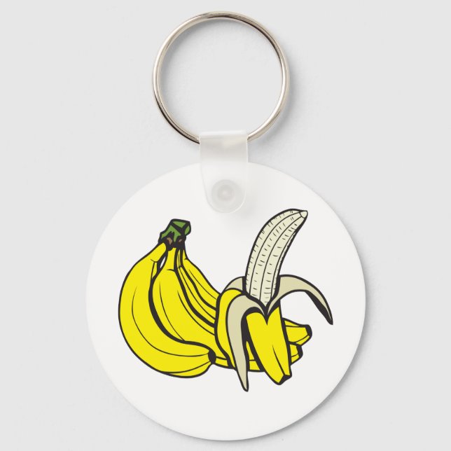 Bananas: Customizable! Keychain (Front)