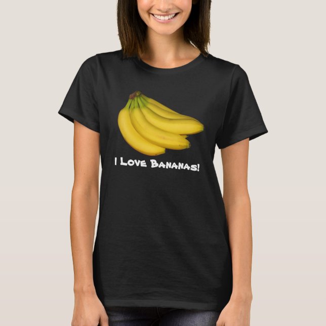 Bananas Customize Your Text T-Shirt (Front)