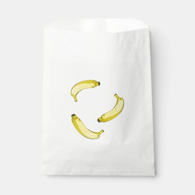 Bananas Favor Bag (Front)