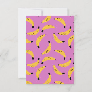 Bananas Flat Thank You Card