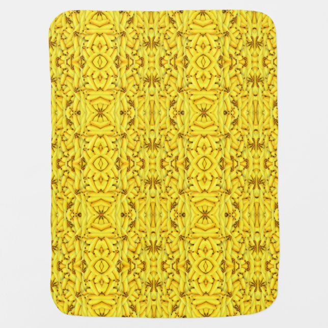Bananas for Blankie Baby Blanket (Front)