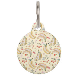 Bananas for Cherries Pet ID Tag