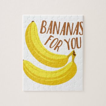Bananas For You Jigsaw Puzzle by Windmilldesigns at Zazzle