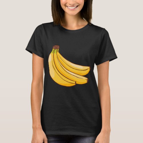 Bananas Fruit Food Vegan Vegetarian T_Shirt