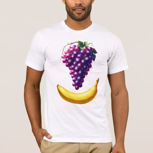 Bananas  grapes combination T_Shirt
