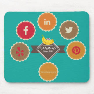 BANANAS Icons Mouse Pad