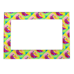 Bananas in a Rainbow Magnetic Photo Frame
