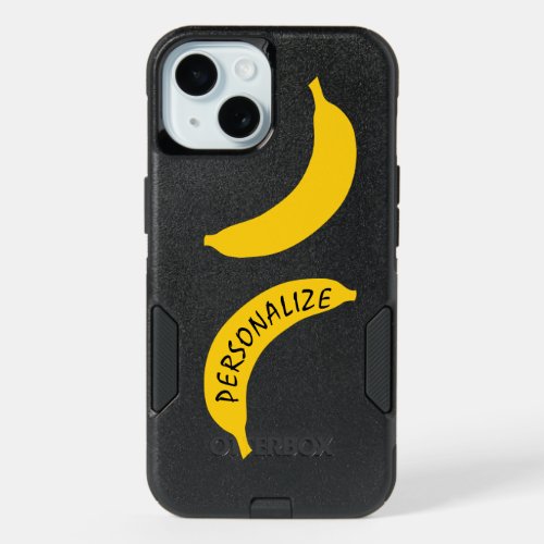 Bananas iPhone 15 Otterbox Commuter Series Case