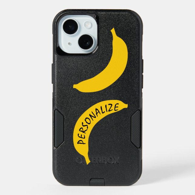 Bananas iPhone 15 Otterbox Commuter Series Case (Back)