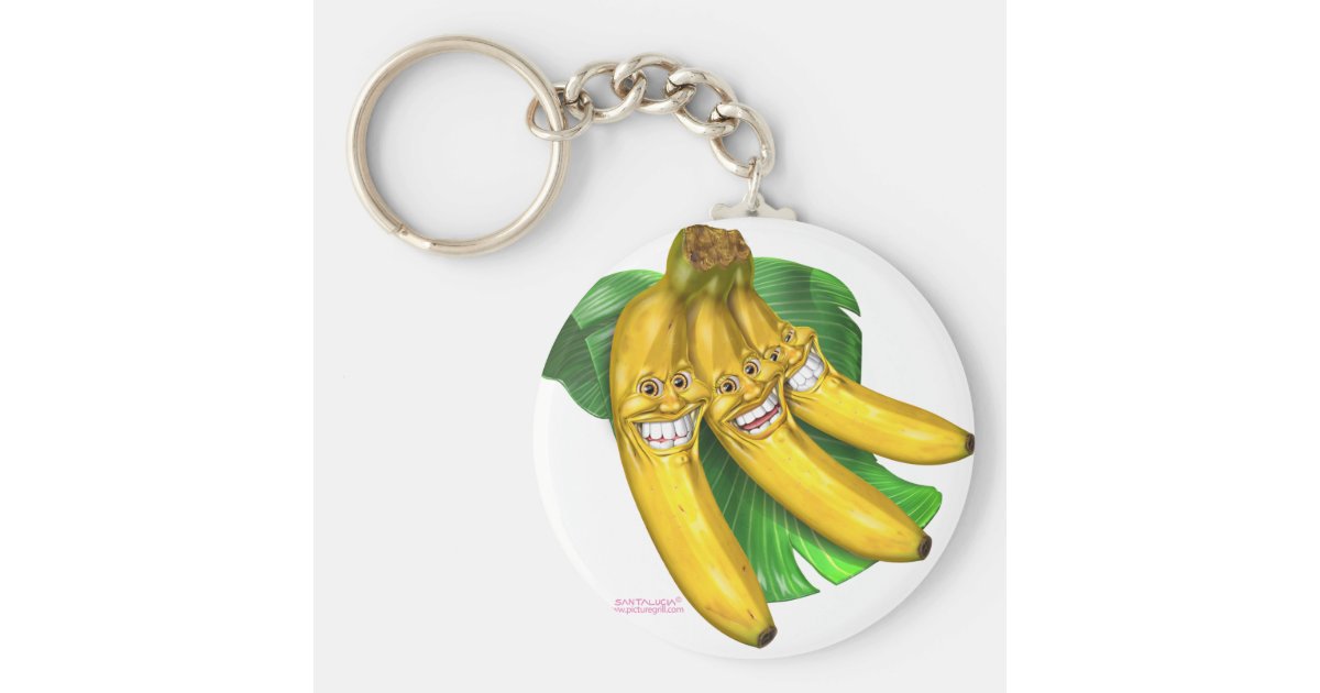 bananas keychain Zazzle