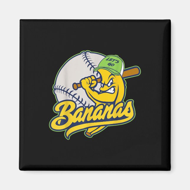 Bananas Nickname Personalized Last Name Apparel Fr Magnet (Front)