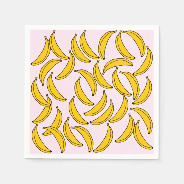 Bananas Paper Napkins (Front)