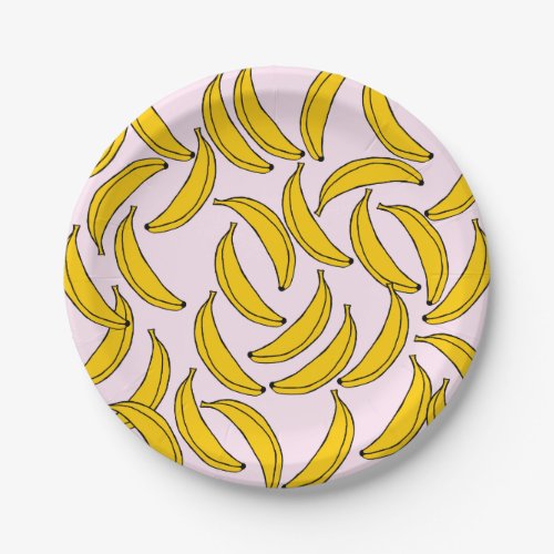 Bananas Paper Plates