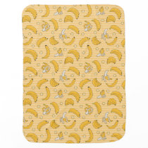 bananas pattern baby blanket