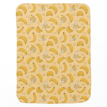 bananas pattern baby blanket