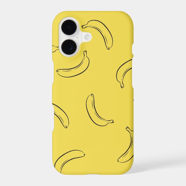 Bananas pattern iphone case (Back)