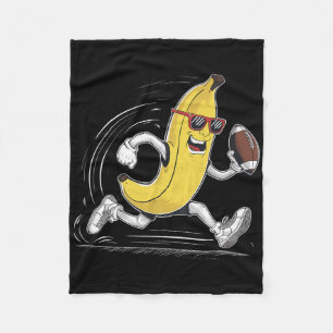 Bananas Player Fruit Sport Cute Banana American Fo Fleece Blanket