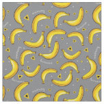 Bananas Pop Art Print Fabric