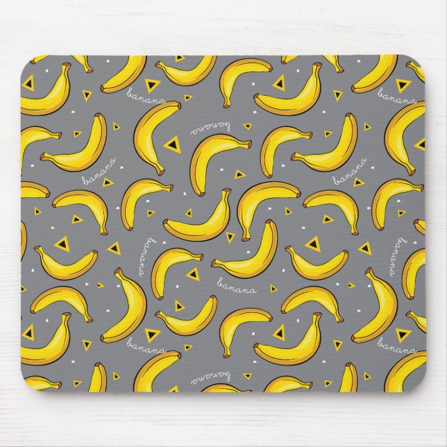 Bananas Pop Art Print Mousepad (Front)