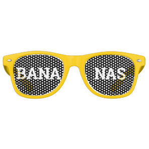 BANANAS retro Shades / Fun Party Sunglasses