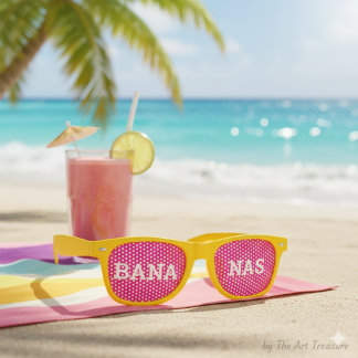 BANANAS retro Shades / Fun Party Sunglasses