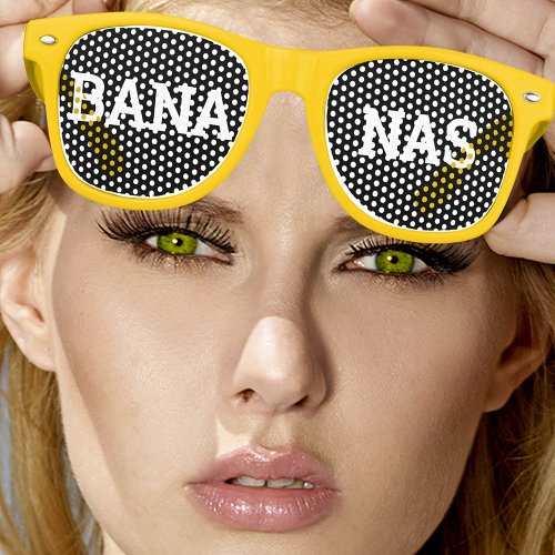 BANANAS retro Shades  Fun Party Sunglasses