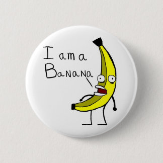 bananas rule pinback button