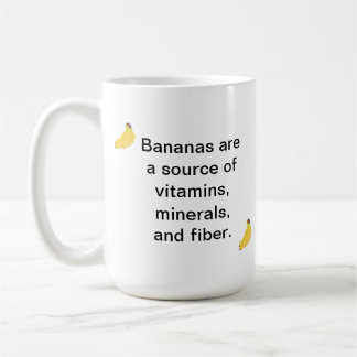 Bananas Source Vitamins Minerals Fiber Mugs