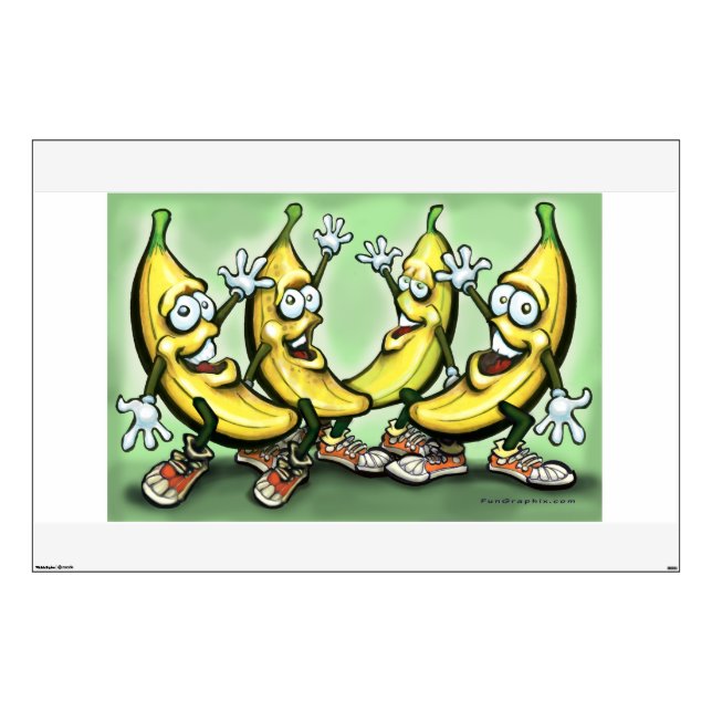 Bananas Wall Decal (Front)