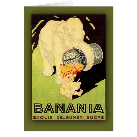 Banania Exquis Dejeuner Sucre Art Card (Front)