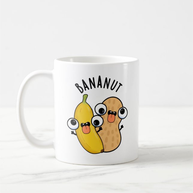 Bananut Funny Fruit Banana Pun  Coffee Mug (Left)