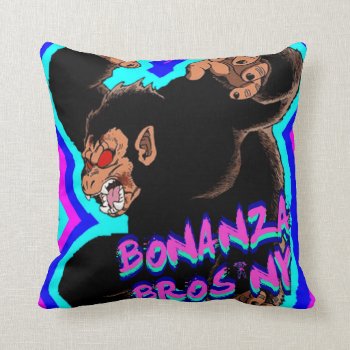 Bananza Bros. Limited Edition Pillow by KUNGFUJOE at Zazzle