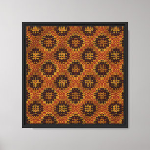 Banarasi Saree Pattern  Canvas Print