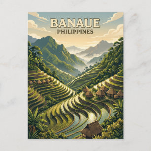 Banaue Rice Terraces Philippines Postcard