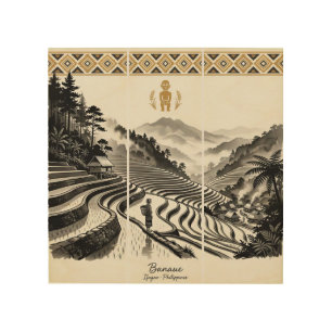Banaue Rice Terraces Triptych Wall Art