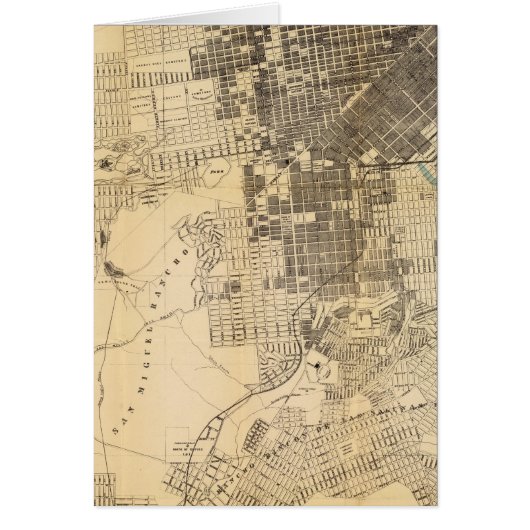Bancroft's official Guide Map of San Francisco Cards (Front)