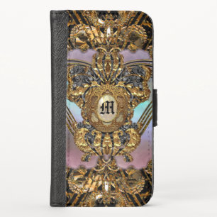 Bancroftyne Drama Baroque Monogram iPhone XS Wallet Case