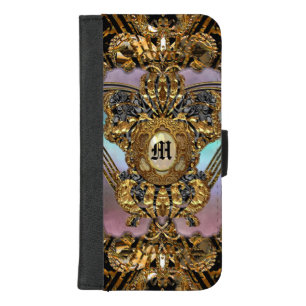 Bancroftyne Drama Beautiful Baroque Monogram iPhone 8/7 Plus Wallet Case