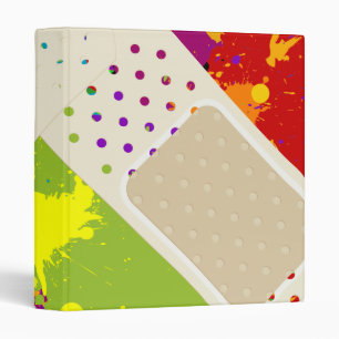 Band Aid 3 Ring Binder